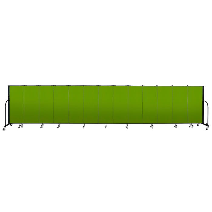 Screenflex Freestanding Standard Room Divider, 13 Panels, 24 Feet 1 Inch x 5 Feet