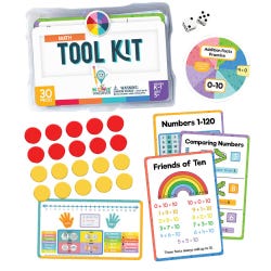 Carson Dellosa Be Clever Wherever Math Tool Kit, Grades K-1 2141552