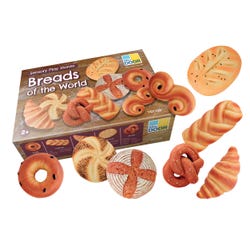 Yellow Door Sensory Play Stones, Breads of the World, Set of 8, Item Number 2090350