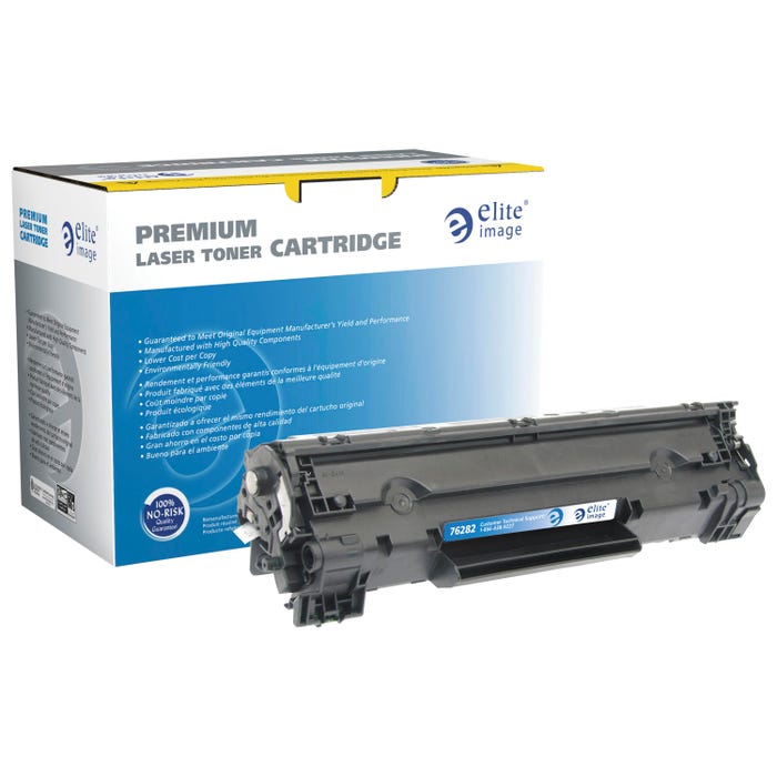 Elite Image Remanufactured Toner Cartridge, Alternative For HP 83A, Black