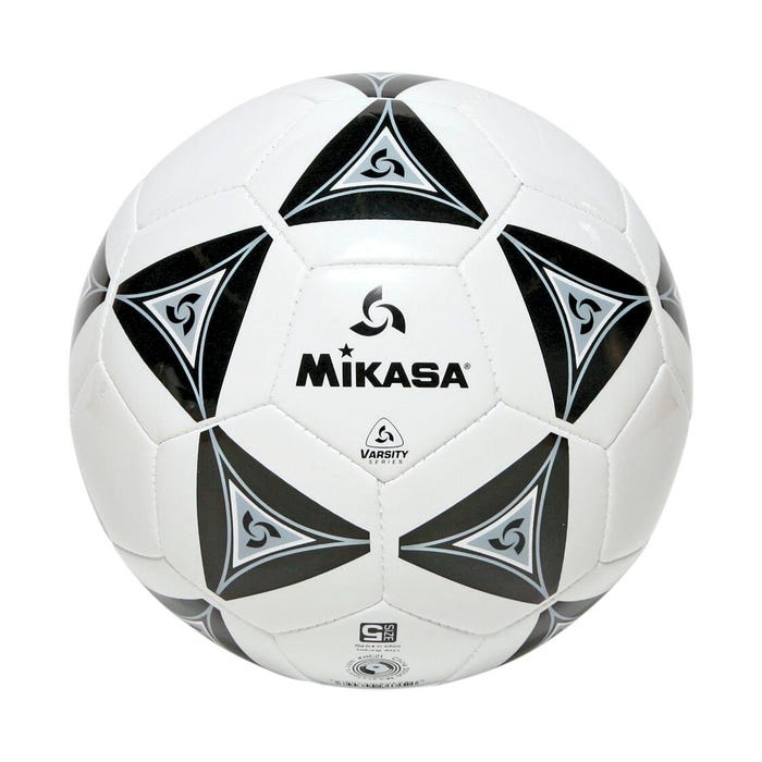 Mikasa Size 4 Deluxe Cushioned Soccer Ball, Ages 8 to 12, 25 Inch Diameter, White/Black