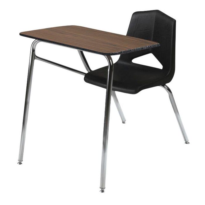 Classroom Select Royal 1400 Four Leg Combination Desk, 18-Inch Seat Height, 29-Inch Desk Height
