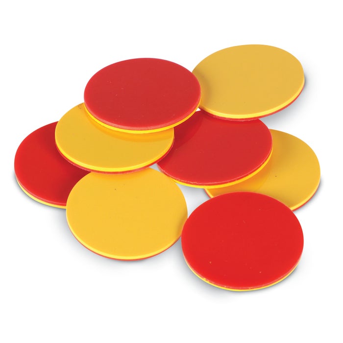 Learning Resources Two-Color Counters, Red and Yellow, Pack of 200