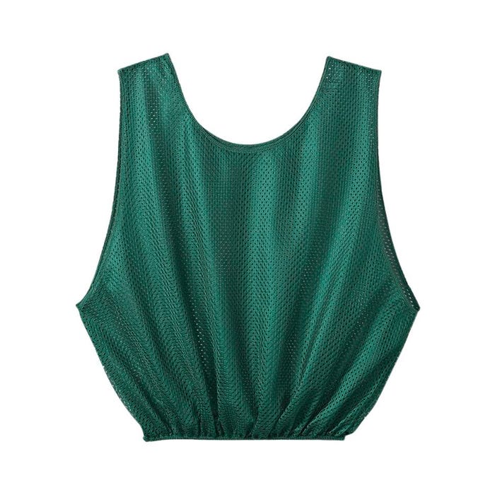 Sportime Youth Mesh Scrimmage Vest, Green