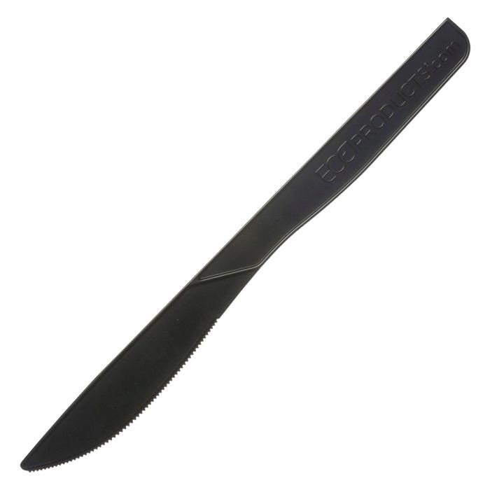 Eco-products Inc Recycled Knife, Polystyrene, Black, Pack of 1000