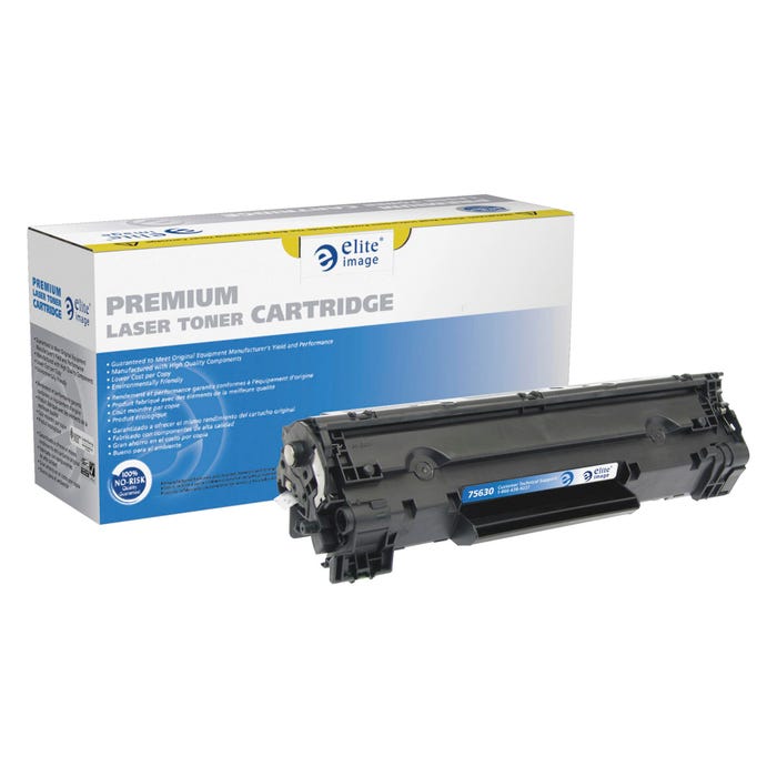 Elite Image Remanufactured Toner Cartridge for HP 85A, Black
