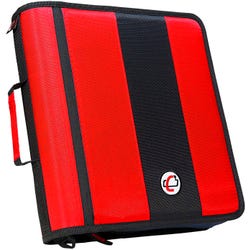Case·it Classic O-Ring Zipper Binder, 2 Inches, Fire Engine Red, Item Number 2101373
