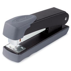 Swingline 711 Compact Commercial Half Strip Desk Stapler, 35440 Staples, 20 Sheets, 210 Staple Capacity, Black