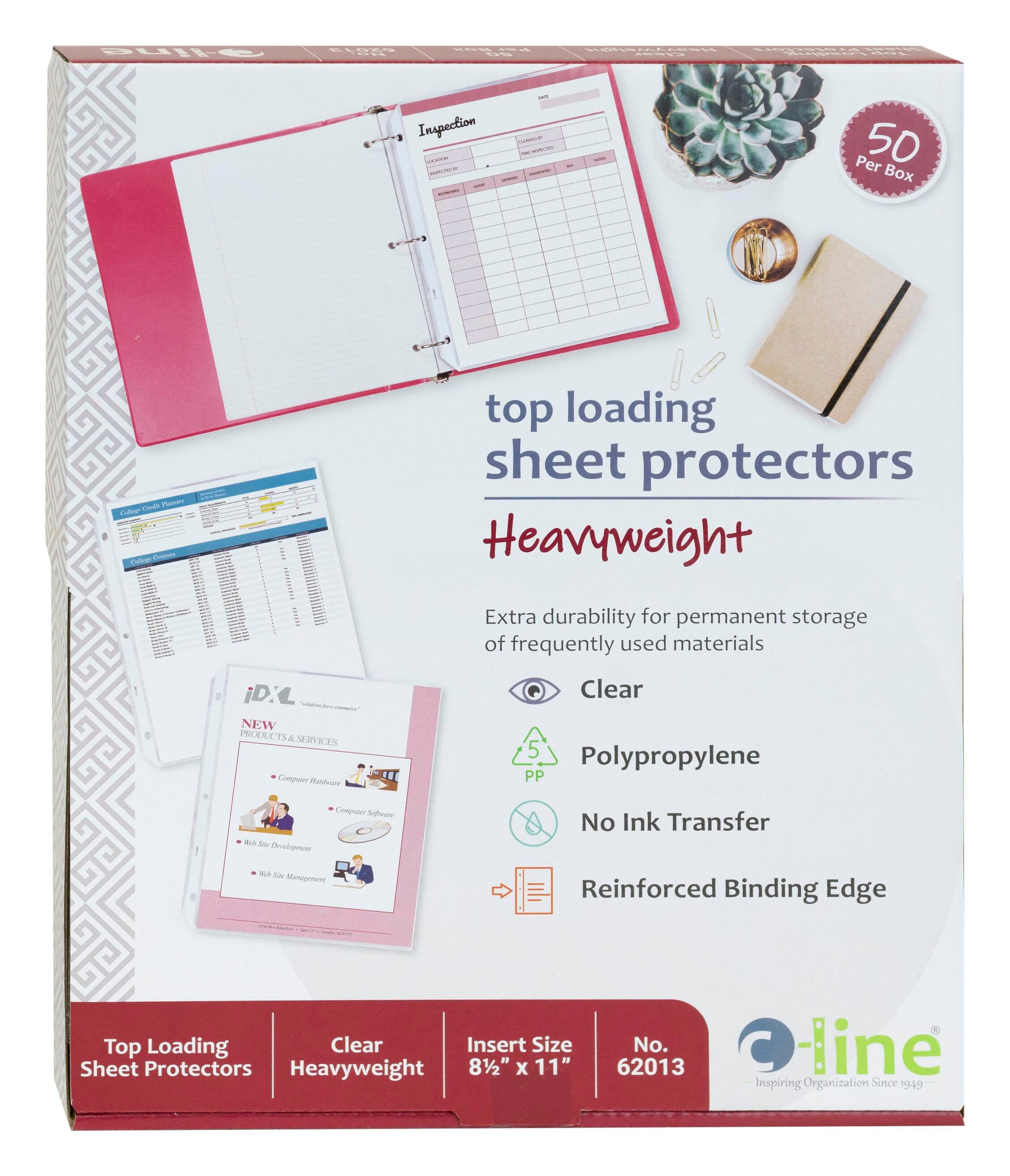 Sheet Protectors, Item Number 1597296