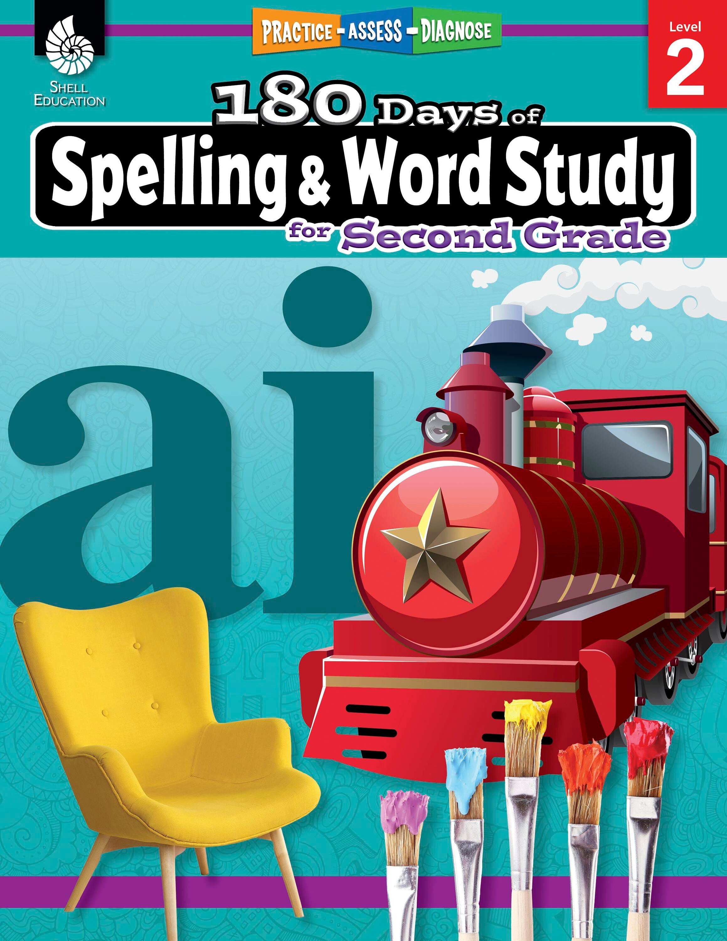 Shell Education 180 Days of Spelling and Word Study for Second Grade 2026121