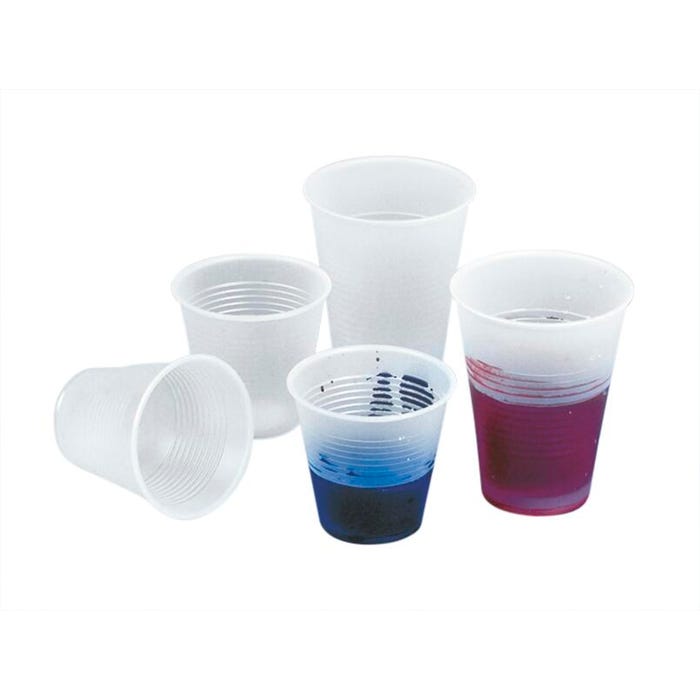 RJ Schinner Art Cup, 9 oz, Plastic, Translucent, Pack of 500