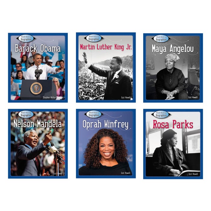 Black History Biographies. Set of 6