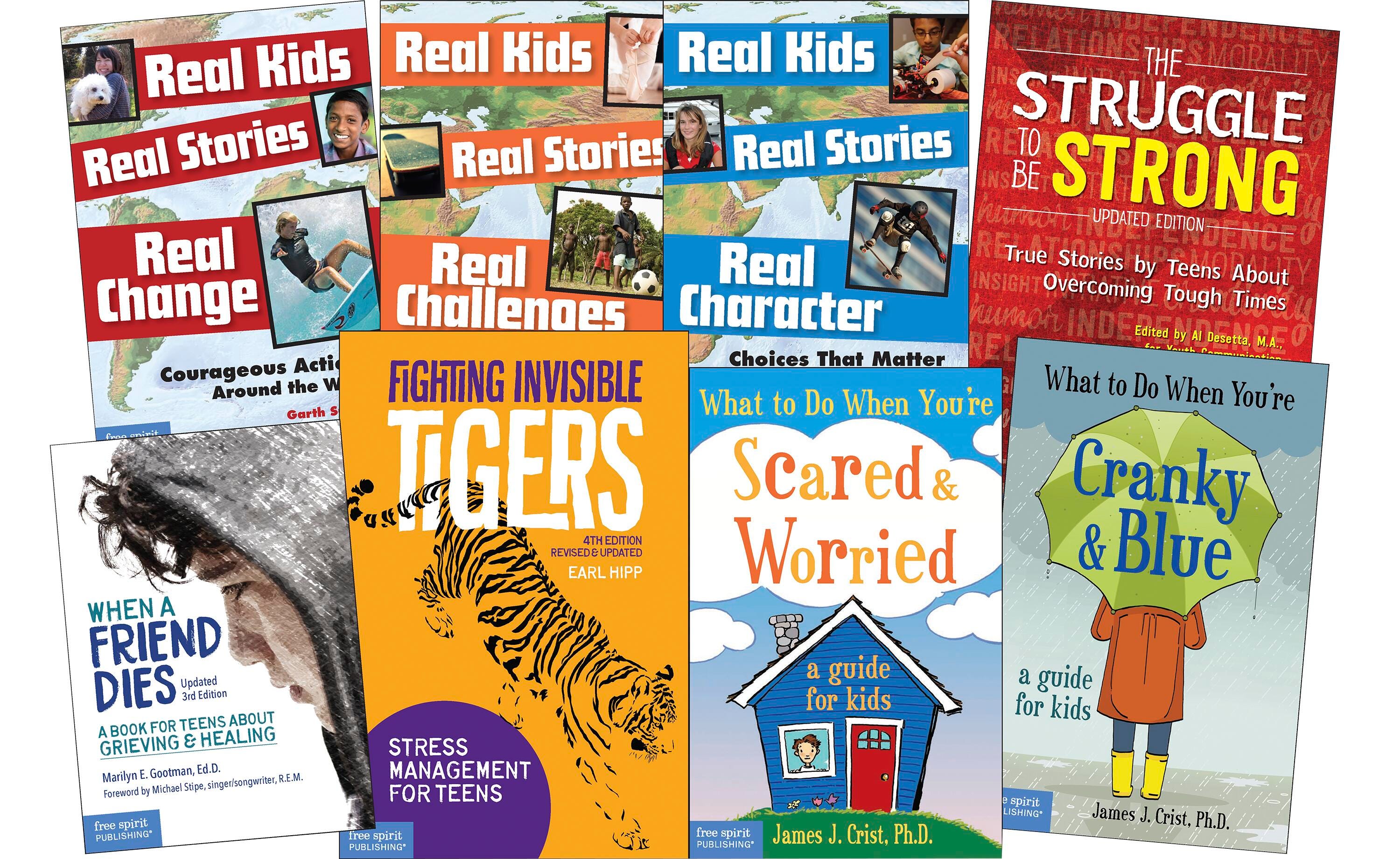 Free Spirit Mental Health Middle School and Teens Collection, Set of 8, Item Number 2104052