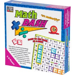 Learning Well Multiplication and Division Math Dash Game, Assorted Colors