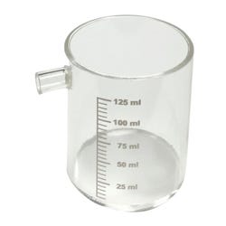 United Scientific Clear Plastic Overflow Can