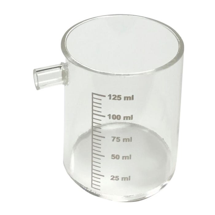 United Scientific Overflow Can, Clear Plastic