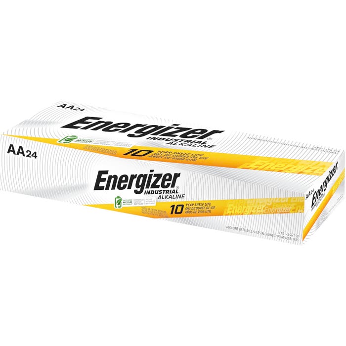 Energizer Industrial Alkaline AA Batteries, Pack of 24