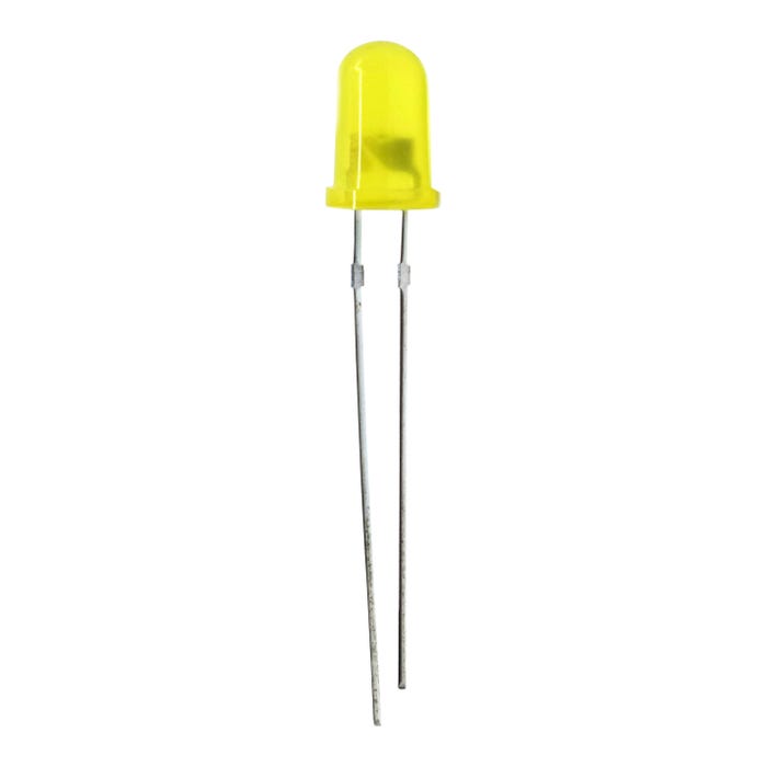 Eisco Labs LED (Light Emitting Diode), 5 Millimeters, Yellow, Pack of 10