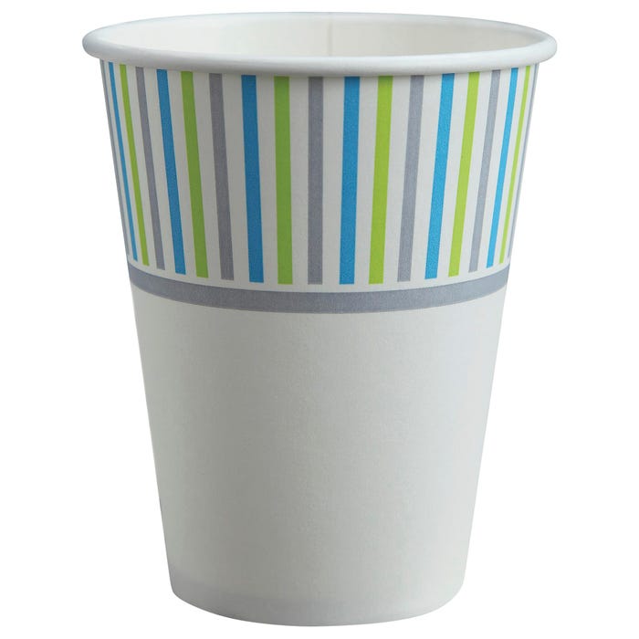 Genuine Joe Hot Cup -- Paper Cup, Hot, 10 oz., 3-1/2"Wx7-1/10"Lx10-1/2"H, 50/PK,AST