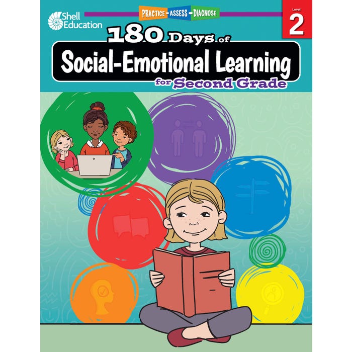 Shell Education 180 Days of Social-Emotional Learning for Second Grade