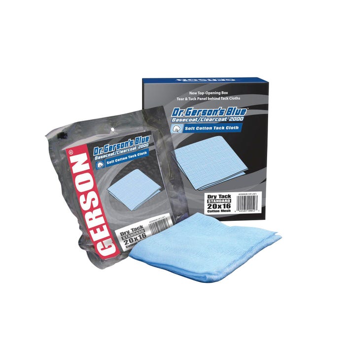 Gerson Base Coat Tack Cloth, 20 X 16 Mesh, Cotton, Clear, Pack of 12