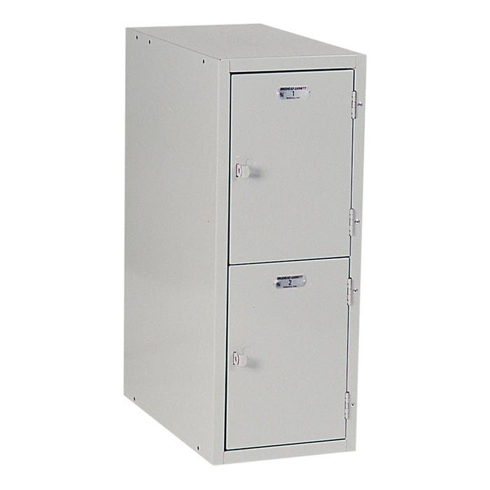 Montisa Base Cabinet with 2 Vertical Lockers