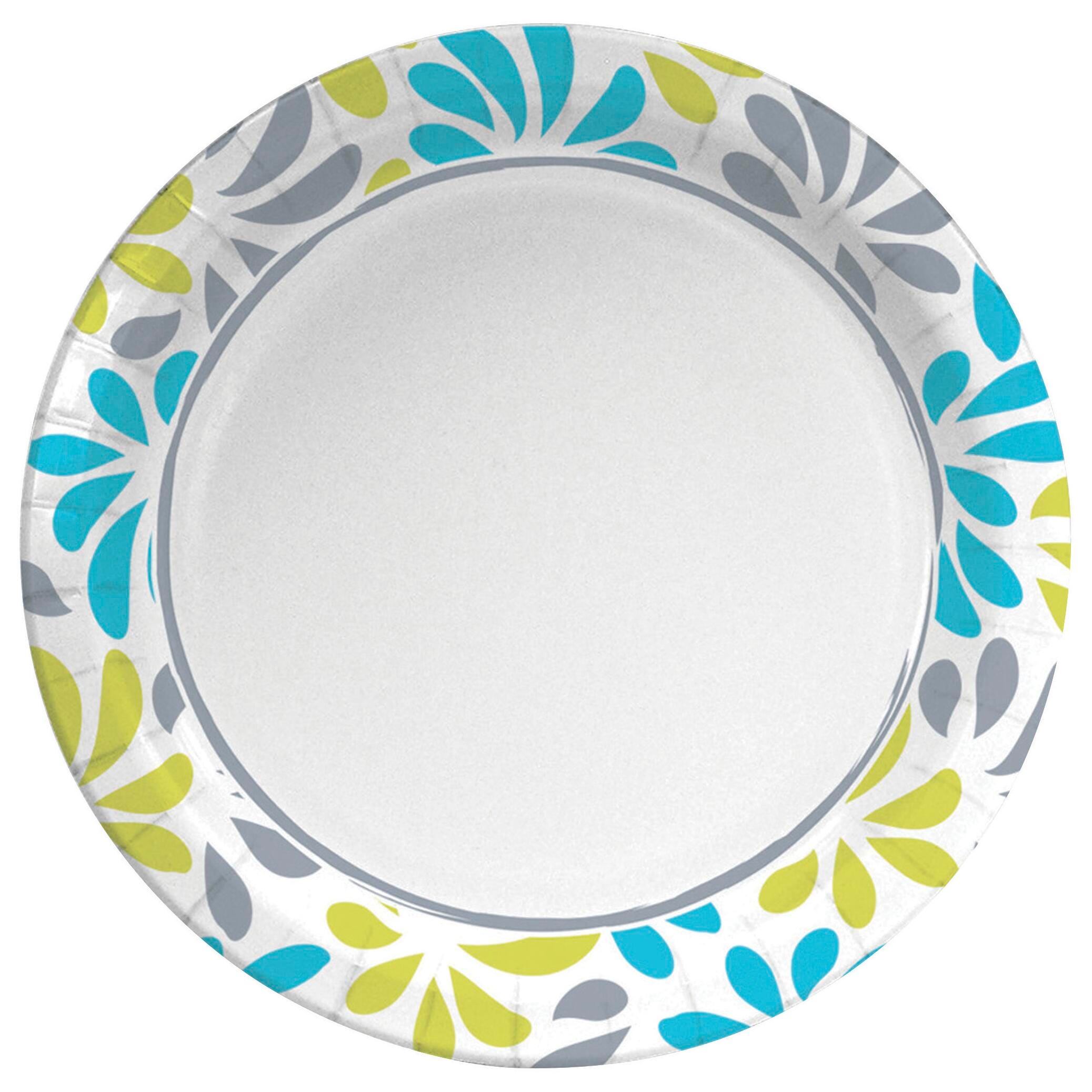 Genuine Joe Paper Plates -- Paper Plate, Soak-Proof, 6-9/10"x5-1/2"x6-9/10", 125/PK, AST, Item Number 2007526