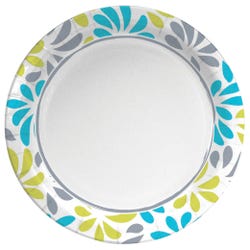 Genuine Joe Paper Plates, Soak-Proof, 6-9/10 x 5-1/2 x 6-9/10 Inches, 125/PK, AST