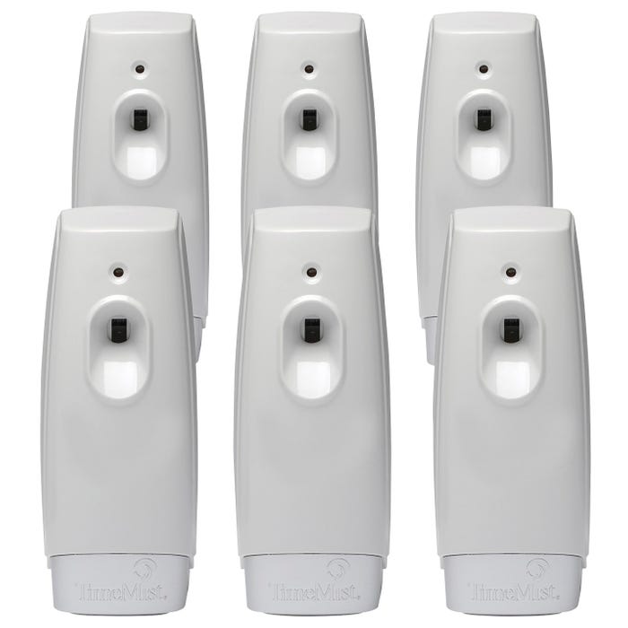 TimeMist Settings Air Freshener Dispenser, White, Case of 6
