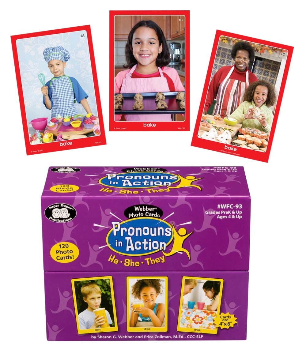 Webber® Photo Cards Pronouns in Action 2151967