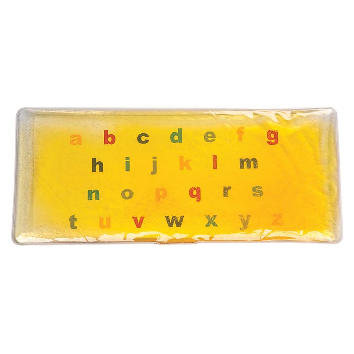 Alpha-Numeric Gel Pad, Lower-Case Alphabet