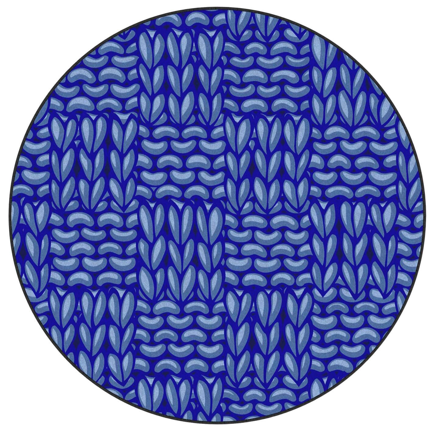 Childcraft Basketweave Carpet, Round Item Number 5000323