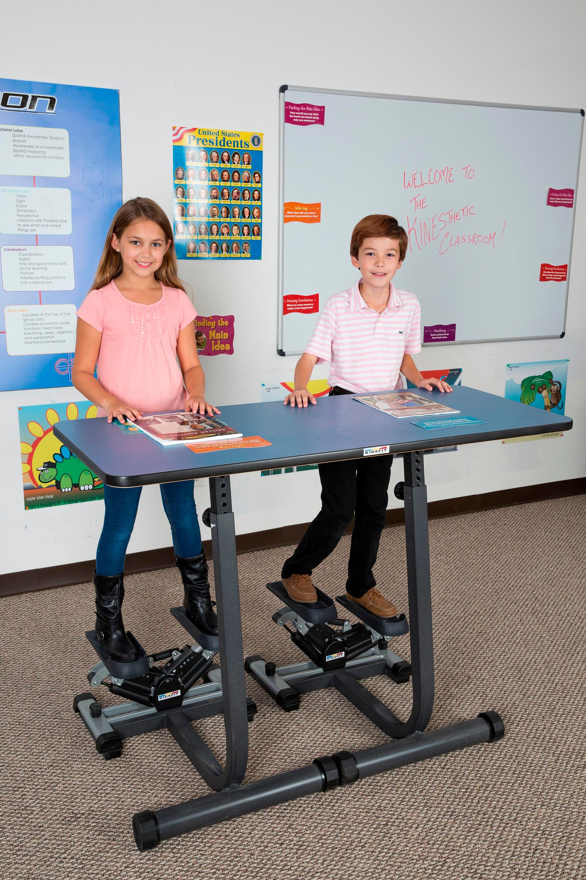 Image for KIDSFIT KC-25 Two Person Stepper Desk from School Specialty
