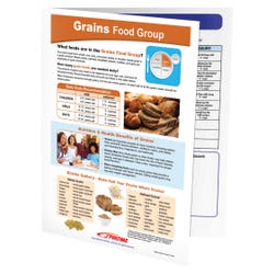 Image for Sportime Grains Food Group Visual Learning Guide, 4 Pages, Grades 5 to 9 from School Specialty