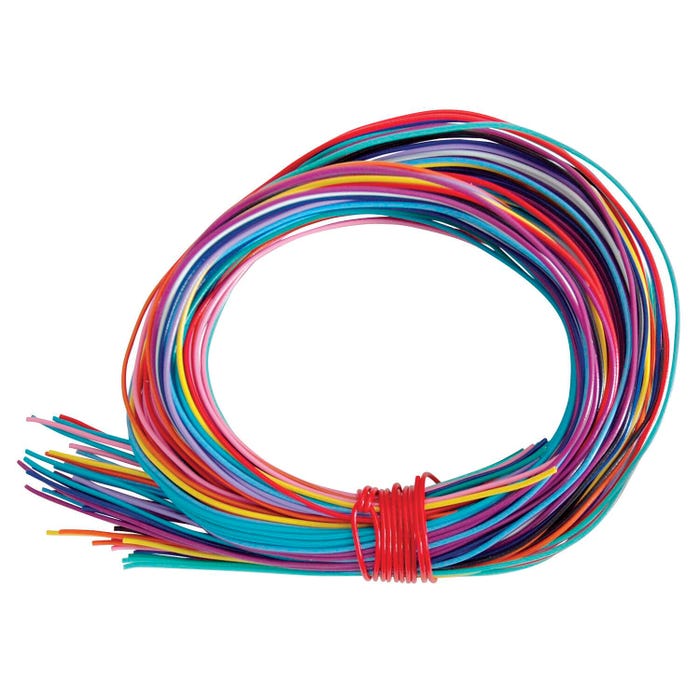 Twisteezwire Craft Sculpture Wire, 125 Feet, Assorted Colors, Pack of 50