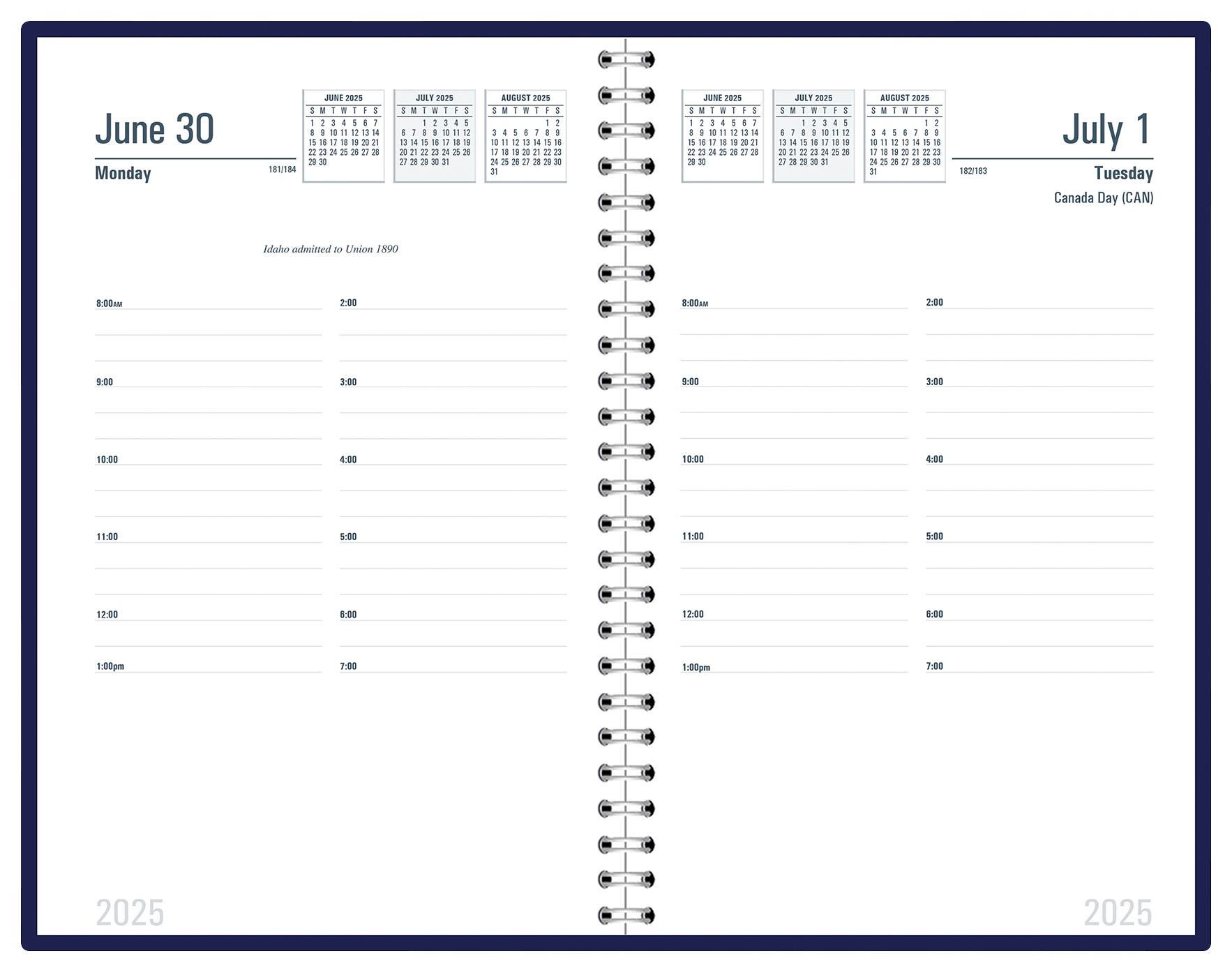 House of Doolittle, Academic Daily School Calendar, July 2025-June 2026, 5-1/4 x 8-1/2 Inches 2150957