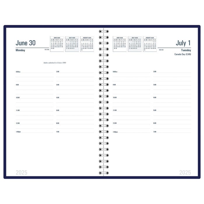 House of Doolittle Academic Daily School Calendar, July 2025-June 2026, 5-1/4 x 8-1/2 Inches