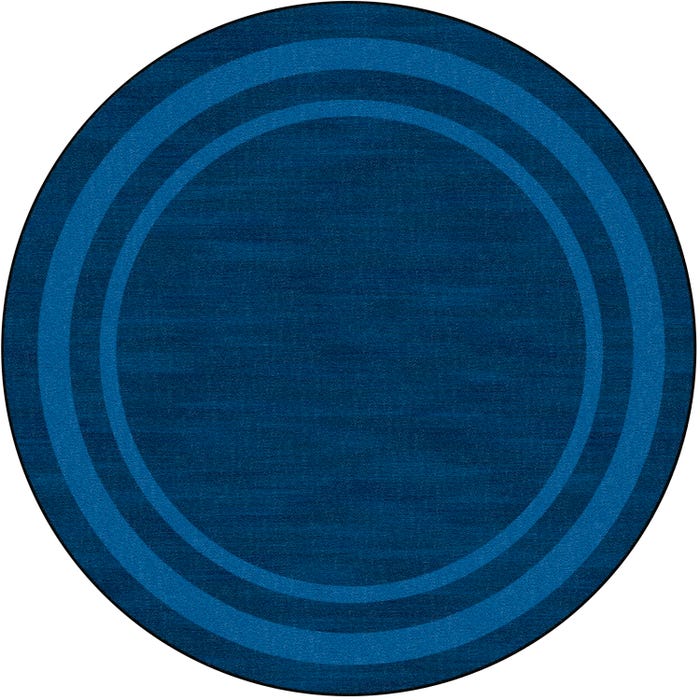 Childcraft Simple Border Carpet for Classrooms, Round