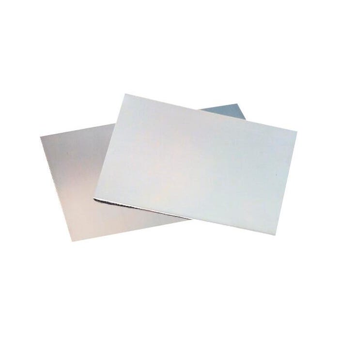 St Louis Crafts Metal Craft Sheet, 6 x 9 Inches, Silver, 18 Gauge