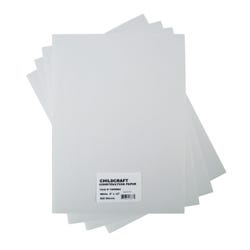 Childcraft Construction Paper, 9 x 12 Inches, White, 500 Sheets 1465884