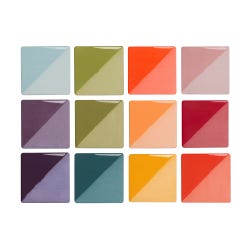 Speedball Deluxe Underglaze Set, Pint, Assorted Colors, Set of 12 2102988