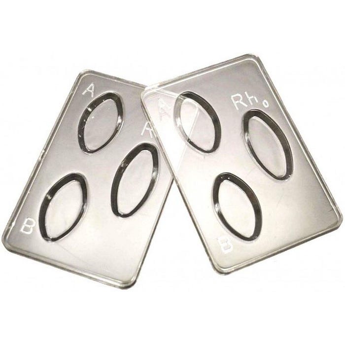 Innovating Science ABO/Rh Blood Typing Trays, Pack of 100