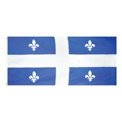 Annin Quebec Flag, Nylon, 3 x 6 ft, Item Number 1542891