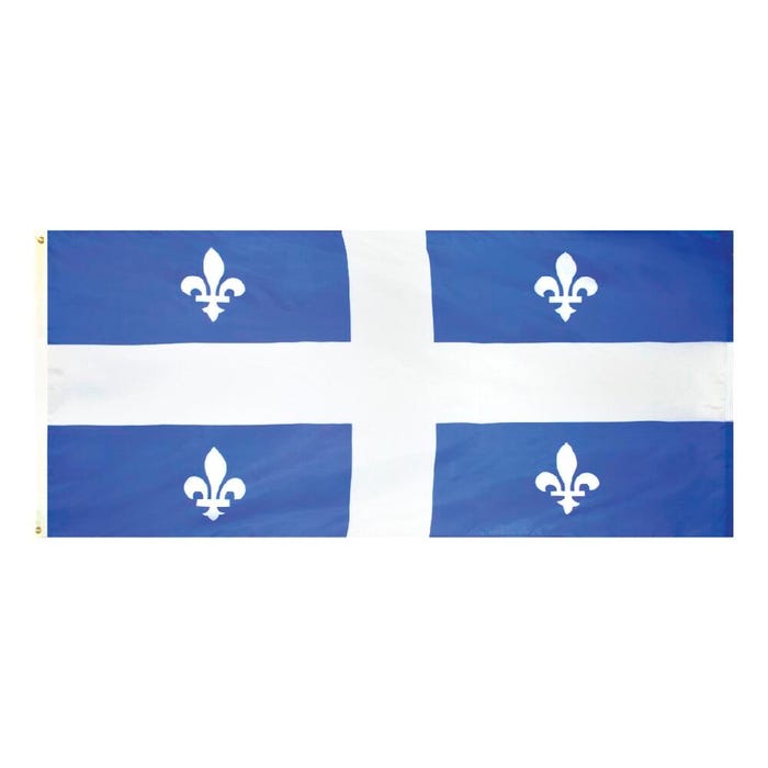 Annin Quebec Flag, Nylon, 3 x 6 Feet