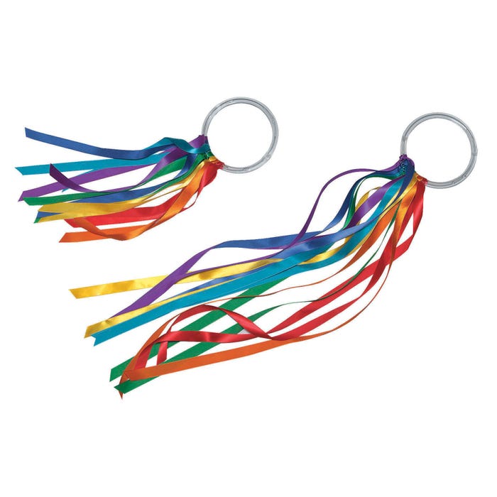 Sportime Dancing Rainbow Hoops, 12 Inches, Set of 6