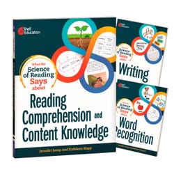 Shell Education What the Science of Reading Says, Set of 3, Item Number 2105671