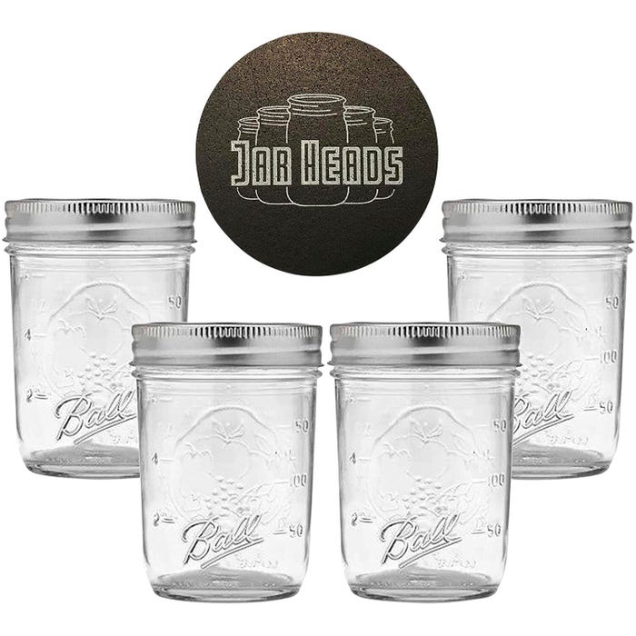 Mason Jars Kit Count of 12 Set of 24