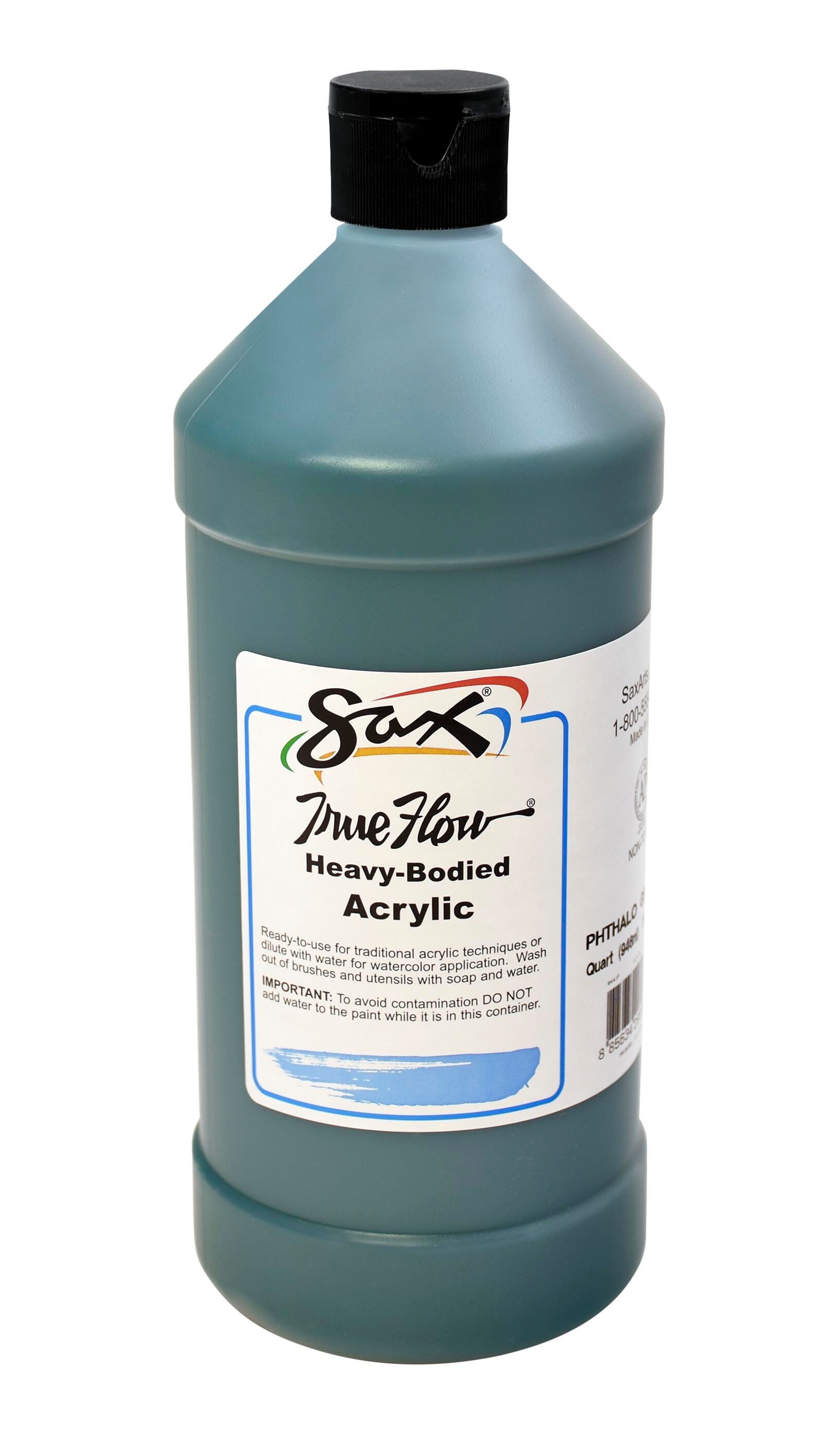 Sax Heavy Body Acrylic Paint, 1 Quart, Phthalo Green 1572488