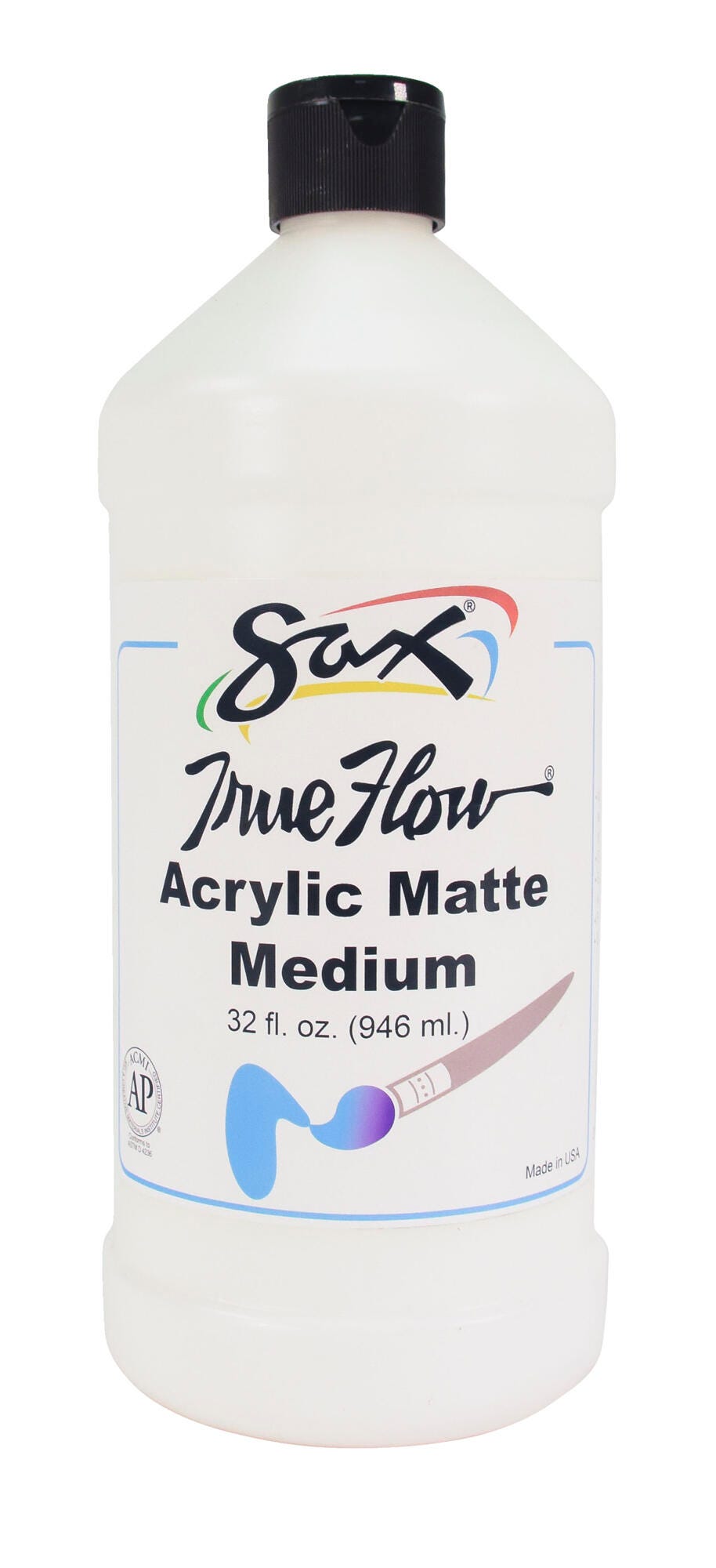 Sax Acrylic Matte Medium Preparation and Protection, 1 Quart 442139