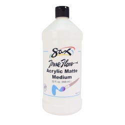 Sax Acrylic Matte Medium Preparation and Protection, 1 Quart 442139